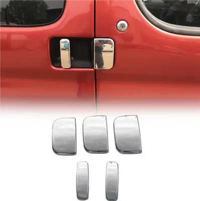 Image de Couverture de poignée de porte pour Peugeot Partner 2004-2008 en Acier Inox