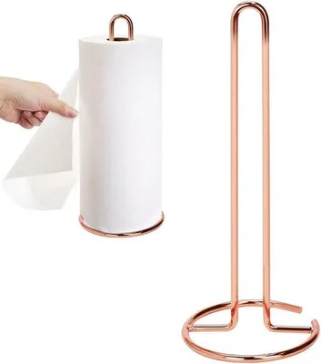 Produktbild von Famanu Küchenrollenhalter roségold - Freistehend, ohne Bohren