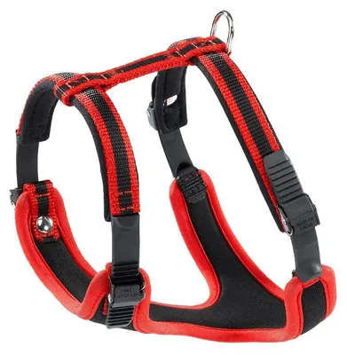 Imagen del producto de Ferplast Ergocomfort P, Arnés para pecho, Talla S, Rojo, Unicolor, 56 cm