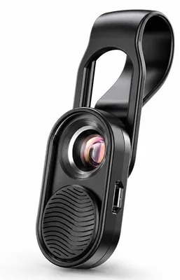 Produktbild von Makro Objektiv Handy mit LED Licht, 100x Zoom Smartphone Kamera Linse mit Clip, tragbares Handy Mikroskop für iPhone Android Fotografie