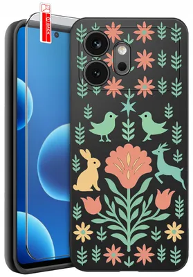 Obrázek produktu pro Krytí pro Honor 600 – designy | Matný silikonový obal + tvrzené sklo 9H