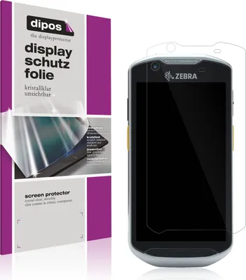 Produktbild von 4x Schutzfolie für Zebra TC52x-HC klar Displayschutzfolie Folie Display Schutz dipos