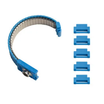 Produktbild von Original Verstellbares ESD Armband aus Edelstahl mit 10 mm Bolzen KS-57116