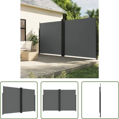 Immagine prodotto di The Living Store Tenda laterale estensibile antracite 220x1200 cm