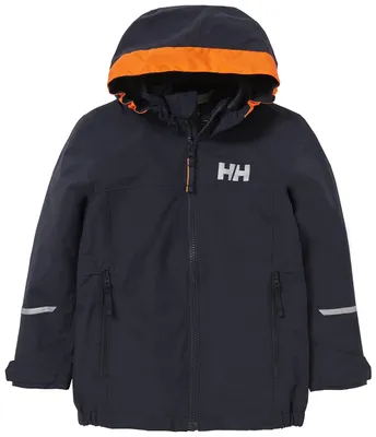 Immagine prodotto di Giacca impermeabile unisex per bambini Helly Hansen K Shelter 2.0, blu navy, taglia 1