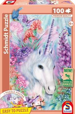 Produktbild von Puzzle Douce beauté de la licorne, 100 Teile, Schmidt Spiele, Ab 6 Jahren