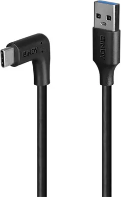 Immagine prodotto di LINDY 1m USB 3.2 Typ A an C Kabel 90 Grad gewinkelt