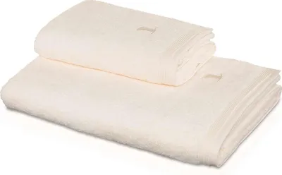 Produktbild von Möve Frottier Handtuch Superwuschel Serie 100% Baumwolle Frotteetuch saugstark waschbar pflegeleicht hochwertig strapazierfähig 30x50 cm Ivory