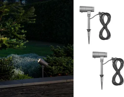 Produktbild von 2er SET Outdoor Beetleuchten Pflanzstrahler Baumstrahler LED Erdspießleuchten
