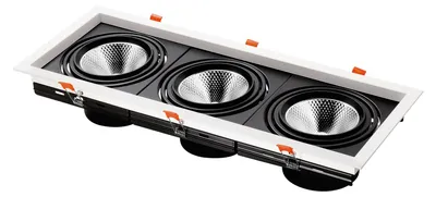 Image de FANEUROPE Luminaire encastré Destiny 3xAR111, 48,5 x 18,5 cm