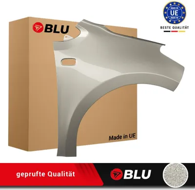 Image de BLU Aile Compatible avec Skoda Citigo LR7L Droite Silber SilberLeaf | 2012-2019 | Avant | Peint| Prêt à Monter | Acier