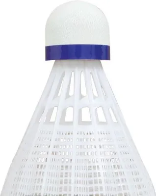 Produktbild von Talbot-Torro Badminton-Ball TECH 350 6er Dose, Korb:white, Speed blue/medium