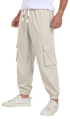 Productafbeelding van Solidchoice - Casual Heren Corduroy Broek voor Kantoor en Vrije Tijd