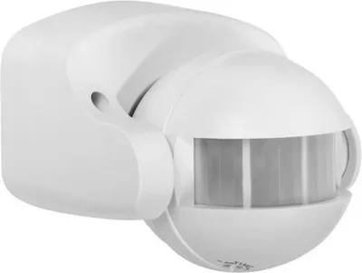 Produktbild von Bewegungsmelder weiß 10m Reichweite CR-1 1200W 240V 180° IP44 GTV CR-CR1000-00
