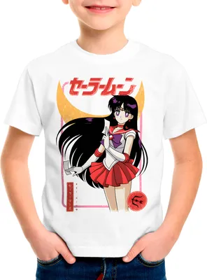 Produktbild von BaumwolleCloud Mars Rei Hino Kinder T-Shirt anime manga cosplay crystal