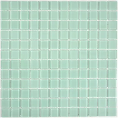 Produktbild von Mosani MOS63-0107, Mosaik, Glas, Grün, Drinnen, Rechteck, 300 mm