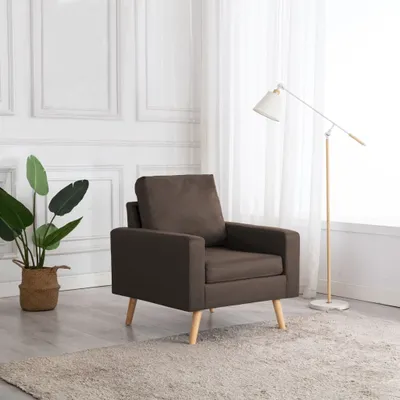 Obrázok produktu pre Maison Exclusive – kreslo v hnedej farbe s látkovým poťahom