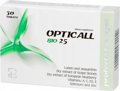 Zdjęcie produktu dla Opticall25, 30 tabletek