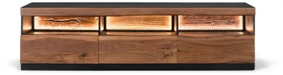 Image de Meuble TV Imphal en bois d'acacia, 50 cm x 180 cm x 42 cm, Giner y Colomer
