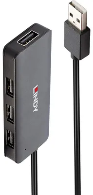 Productafbeelding van Lindy 42986 Lindy USB 2.0 Hub 4 Port ohne Netzteil