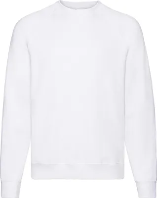 Produktbild von Fruit of the Loom - "Classic" Sweatshirt für Herren  Raglanärmel PC6237 (L) (Weiß)