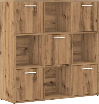 Immagine prodotto di Libreria Rovere Artigianale 90x28x90 cm in Legno Multistrato