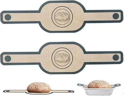 Obrázok produktu pre Silikónová podložka na pečenie chleba, 56 x 15 cm, 2 ks, do rúry, nepriľnavá