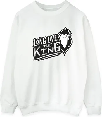 Produktbild von Disney - "The Lion King The King" Sweatshirt für Herren BI30593 (XL) (Weiß)