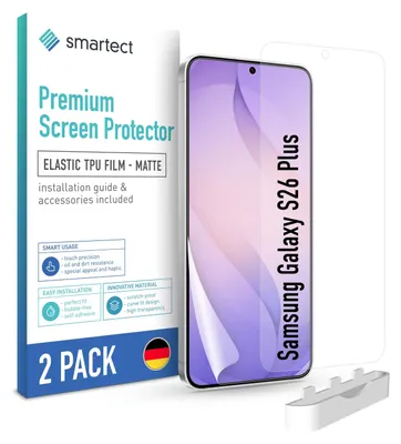 Produktbild von 2x TPU Schutzfolie Matt Samsung Galaxy S26 Plus Displayschutz Panzerfolie Folie