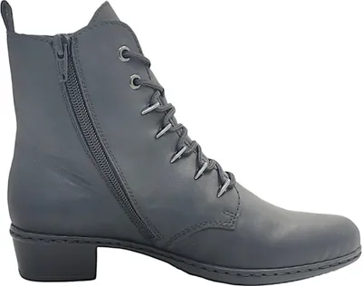 Imagen del producto de Botas de cordones para mujer Rieker, color negro, estilo casual