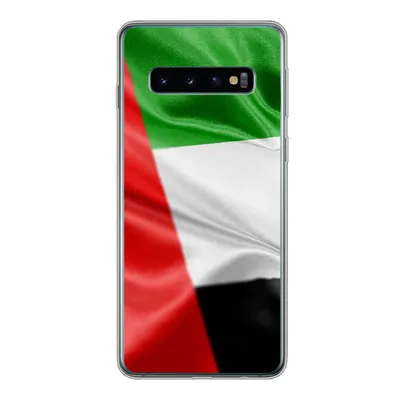 Produktbild von MuchoWow® Handyhülle Schutzhülle Hülle für Samsung Galaxy S10 Die Flagge der Vereinigten Arabischen Emirate Silikon Softcase Handy Hülle - Handytasche