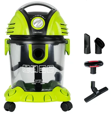 Produktbild von Cecotec Wet&Dry T, 1200 W, Trommel-Vakuum, Trocken&Nass, Beutellos, 15 l, HEPA