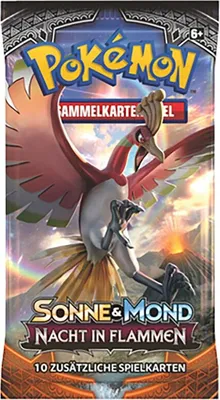 Produktbild von Pokemon Sammelkartenspiel SM03 Sonne & Mond "Nach in Flammen" (1 Booster, Deutsch)