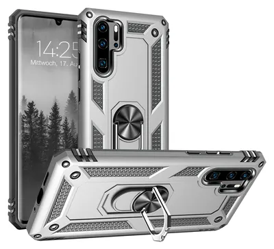 Produktbild von Armor Outdoor Handyhülle für Huawei P30 Pro Handy Panzer Case Cover Schutzhülle Farbe: Silber