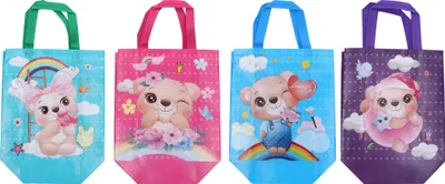 Produktbild von Geschenktüte M 32x36x12 cm Kinder - Vliesstoff