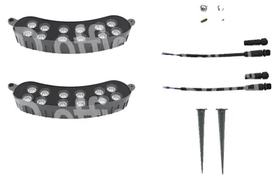 Image de Lampe LED extérieure, étanche IP65, économe en énergie, fonctionne en courant alternatif 220V, lot de 2