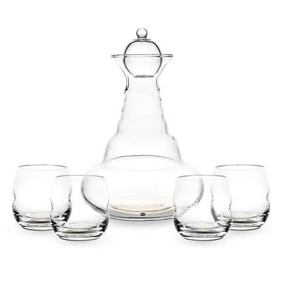 Image de Carafe à Eau Vitale Alladin & 4x Verre Mythos Or - 1300 Ml