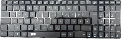 Zdjęcie produktu dla PL - Czarna klawiatura Klawiatura w wersji 2 kompatybilna z ASUS X66IC, X66IC-JX003V