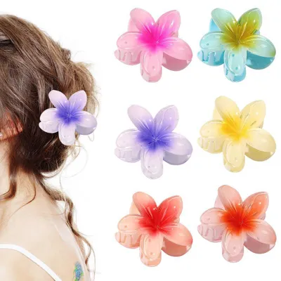 Produktbild von 12 Stück Blumen Haarklammer, Blumen Haarspangen,Blumen-Haarspangen Haarkrallen Haarschmuck