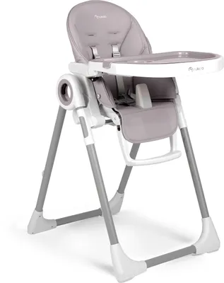 Obrázok produktu pre Nukido 700500 Dětská jídelní židlička Belo se stolkem, šedá