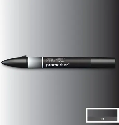Produktbild von Winsor & Newton 0203339, 1 Stück(e), Meißel, Schwarz, Rund, Tinte auf Alkoholbasis