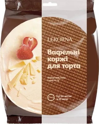 Produktbild von Tortenböden - Waffelblätter Mischung von Waffelblättern Natur / Kakao 90g