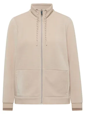 Imagen del producto de CECIL GmbH – Mujer – Chaqueta de sudadera. Chaqueta de pana ligera con cuello alto, color beige perla – Artículo: B325861