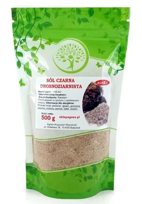 Zdjęcie produktu dla Sól czarna Kala Namak drobna 500g