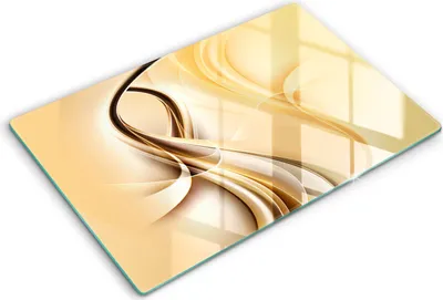 Produktbild von Abdeckung Glas - Küchenabdeckung - 80x52 cm - Abdeckplatte -Rauchabstraktion