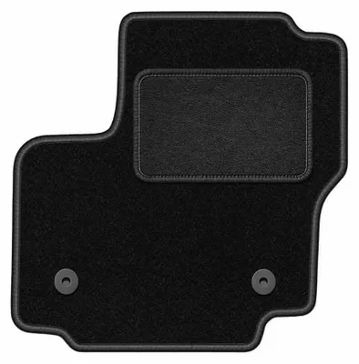 Image de Tapis conducteur en moquette pour Ford S-MAX MK1 FL 2012-2015 (7 places) – 1 pièce, noir, sur mesure – Wielganizator LUX