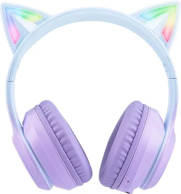 Image de ONIKUMA B90 Casque Gaming RGB Micro Haute Sensibilité - Violet Dégradé