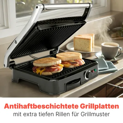 Productafbeelding van Bomann KG 2242 CB contactgrill, zilver
