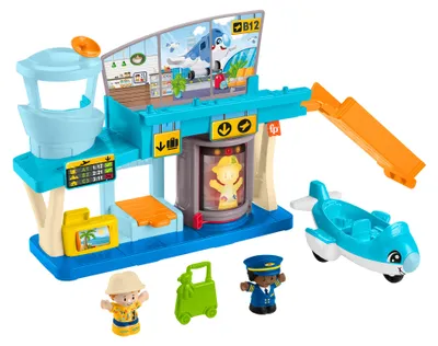 Obrázek produktu pro Fisher-Price Little People HTJ26, Letiště a letadlo, 1 rok/roky, Vícebarevný, Plast