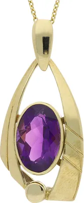 Produktbild von JuwelmaLux Anhänger 333/000 (8 Karat) Gold mit Amethyst JL30-02-1412